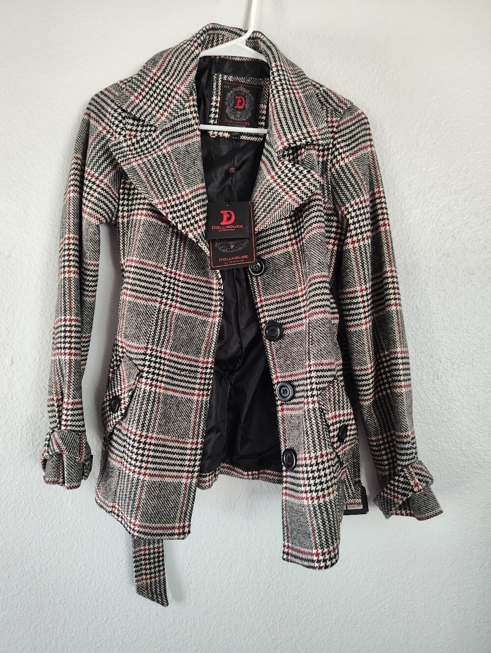 New with tags Dollhouse outwear size S women's peacoat coat winter fall autumn